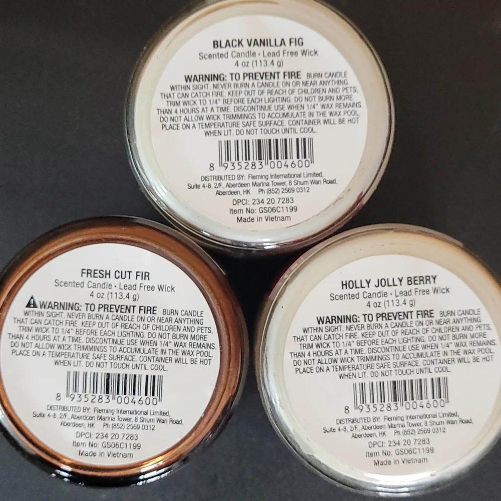New! 3ct Holiday 4oz Jar Candle with Lid - Bullseye's Playground by Target